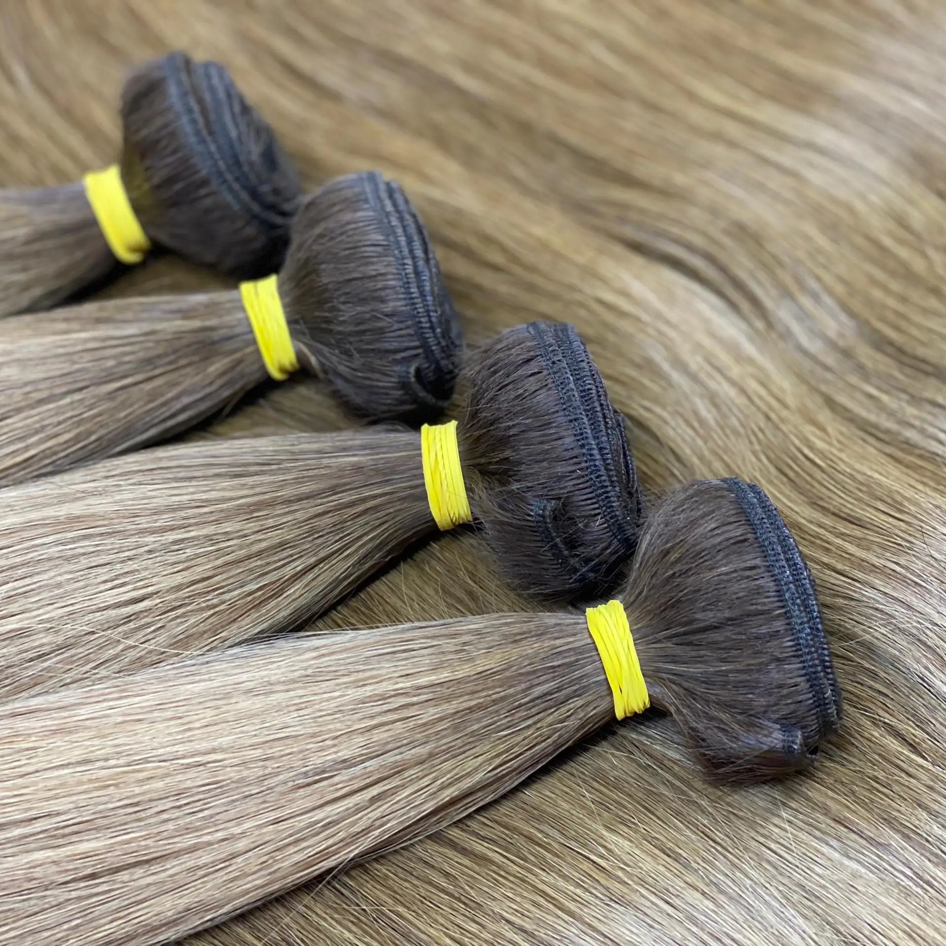 Natural Human Hair Weft Extensions
