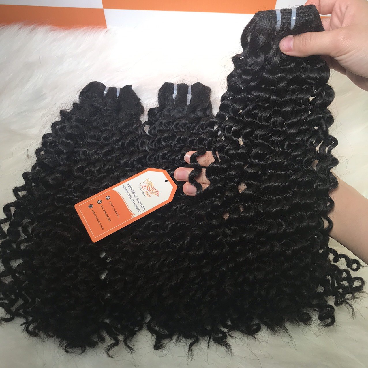 Best Seller Water Curly Texture Virgin Human Hair Curly and Wavy for Black Women in US in Wholesale Price