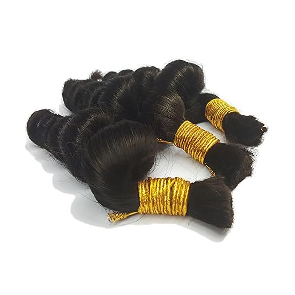 Raw Hair Bulk Braiding No Weft Bundle Human Hair Vendor boho braids Full Cuticle Aligned Deep Wave Hair Extensions for Braiding