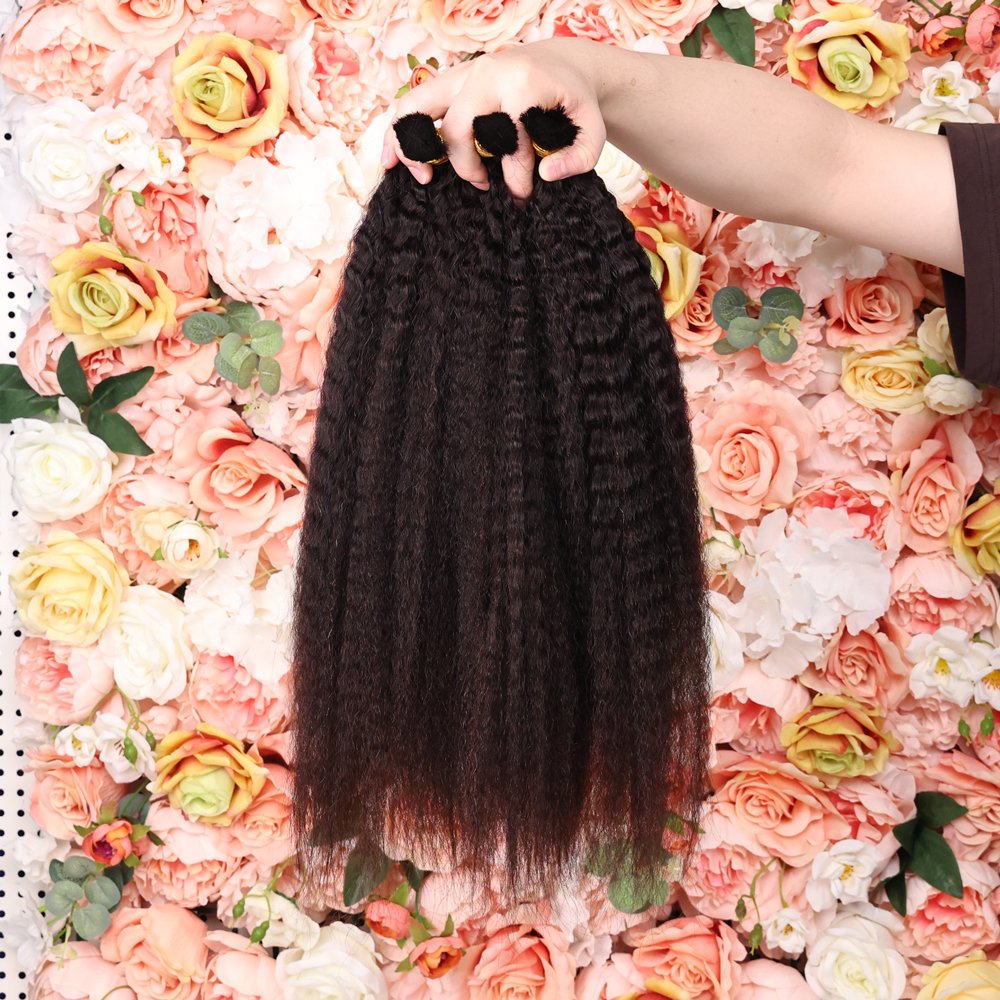 Kinky Straight Bulk Human Hair For Braiding,No Weft Bulk Cuticle Aligned Hair Extensions,Cheap Human Hair Bulk For Black Women
