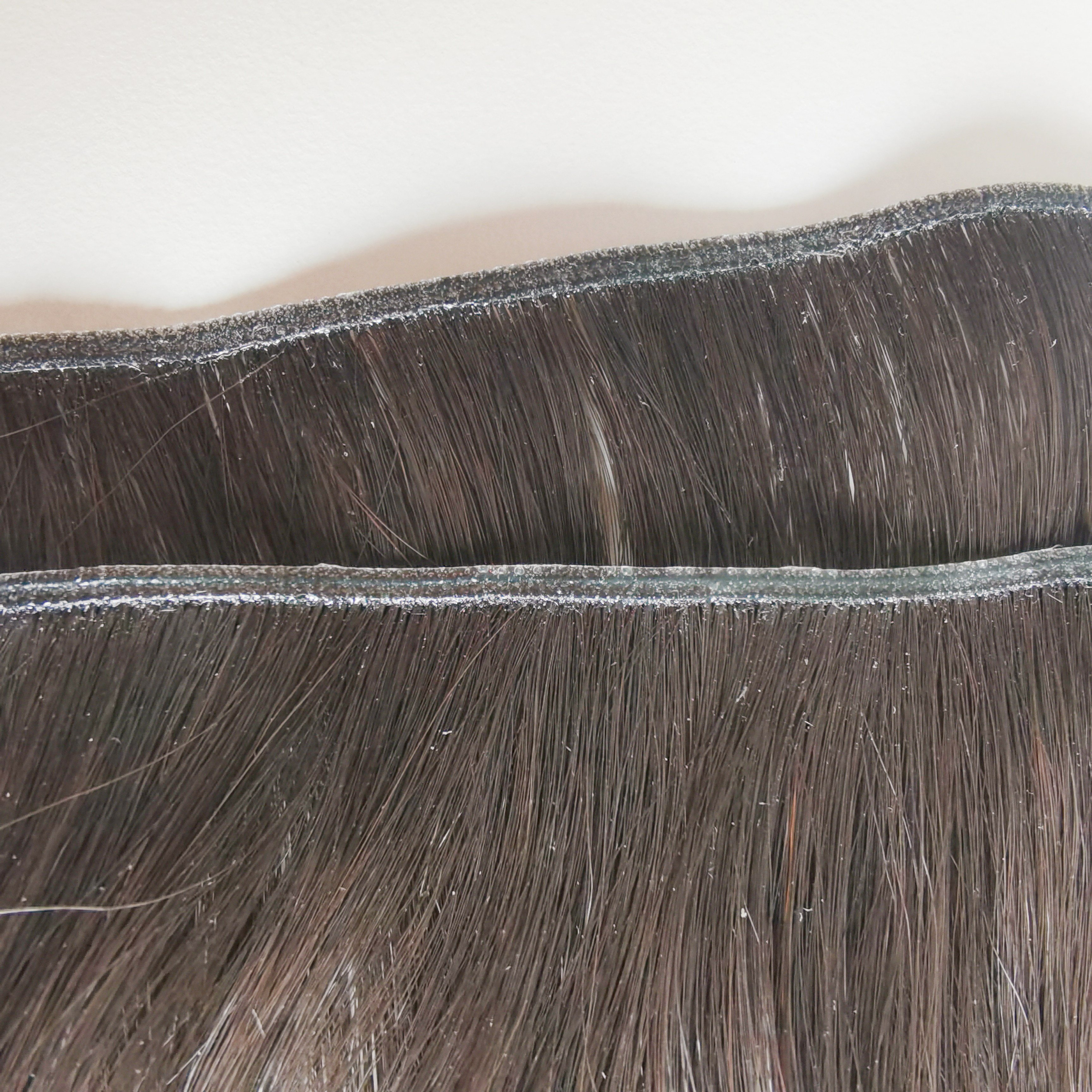 Genius Weft 100g/pc Natural Straight Invisible Human Hair Extensions Full End High Quality Virgin Hairpiece