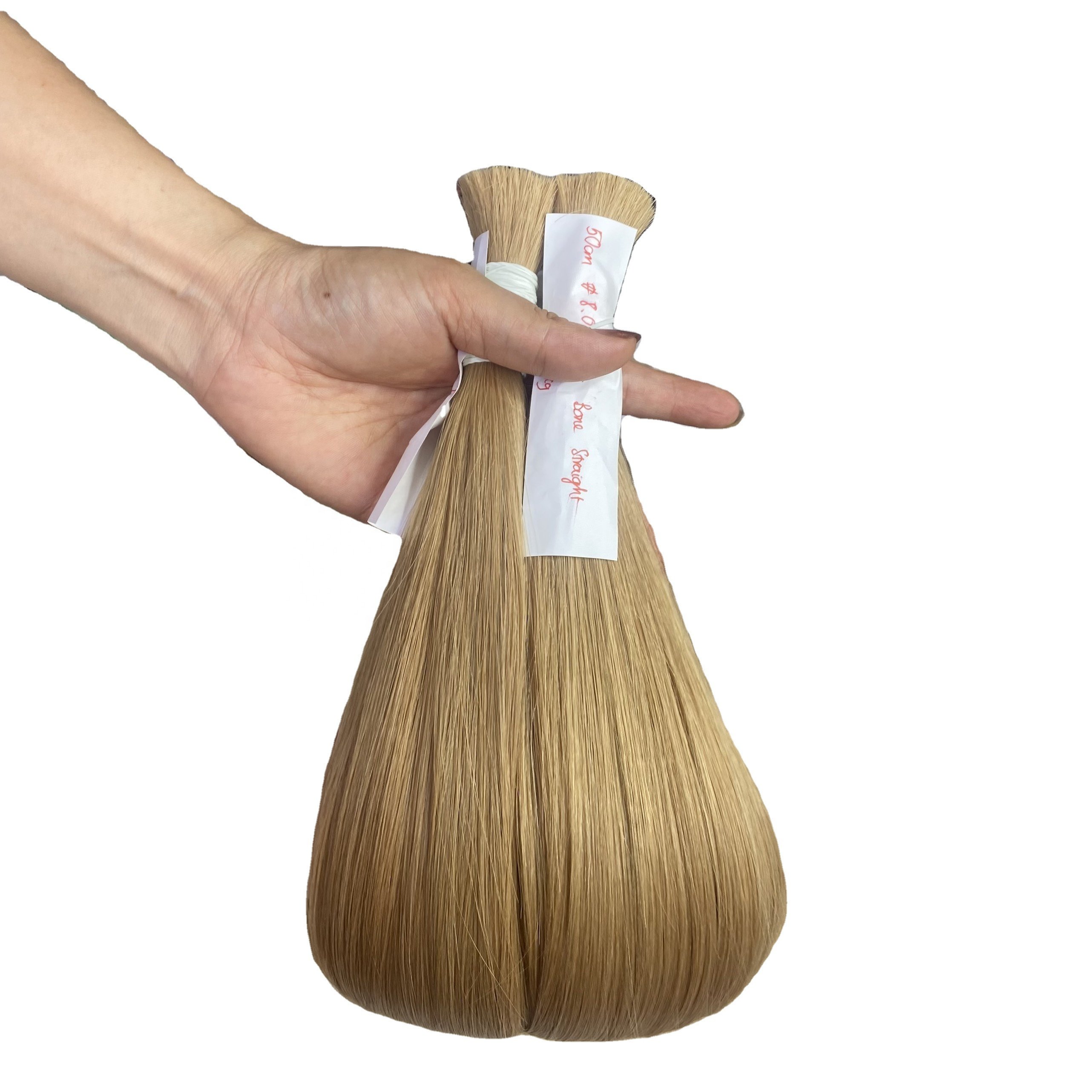 Premium Quality Hot Sale 2024 100% Human Hair Human Extensions Vietnam Bulk Hair Human Extensions Vietnam Cuticle Intact