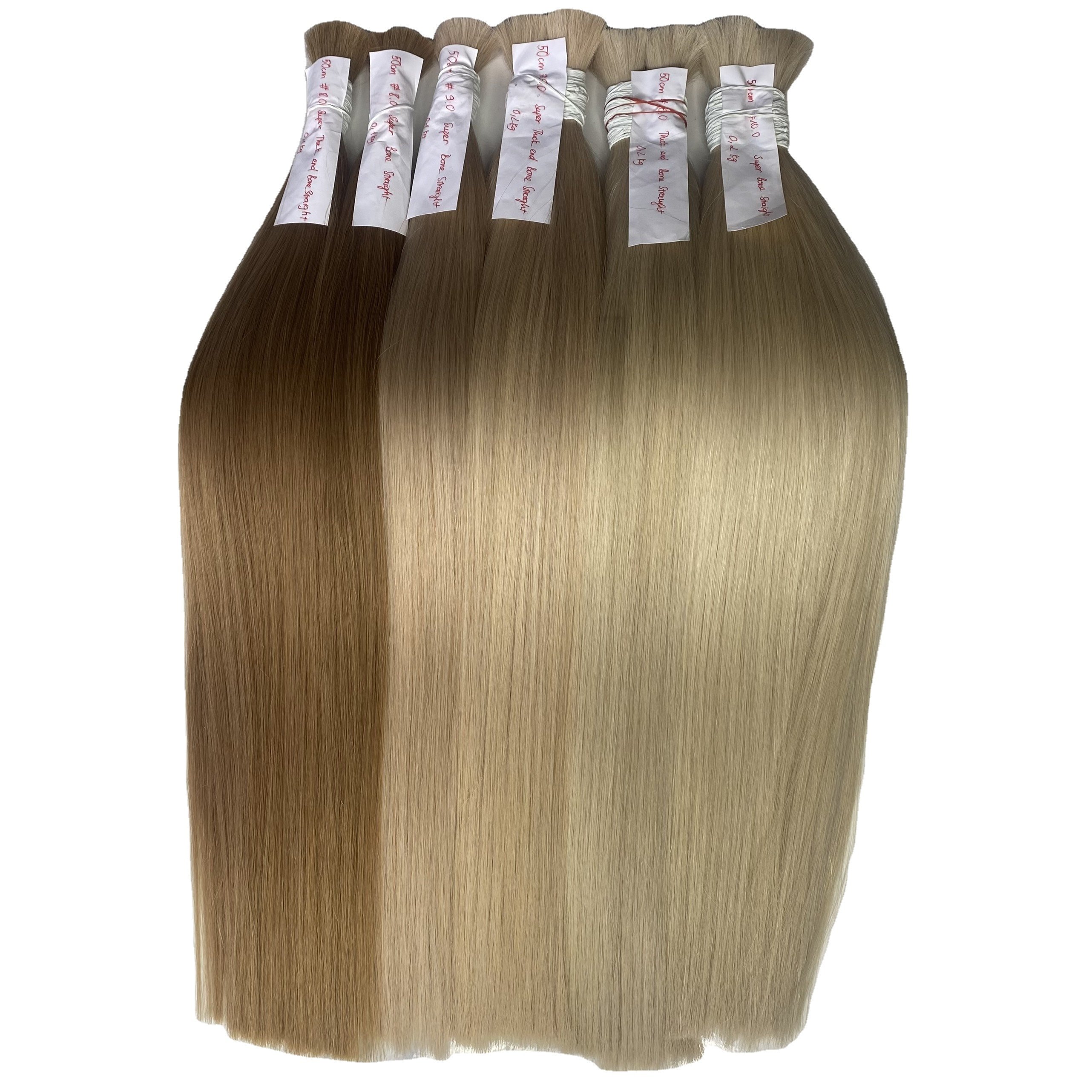 Premium Quality Hot Sale 2024 100% Human Hair Human Extensions Vietnam Bulk Hair Human Extensions Vietnam Cuticle Intact