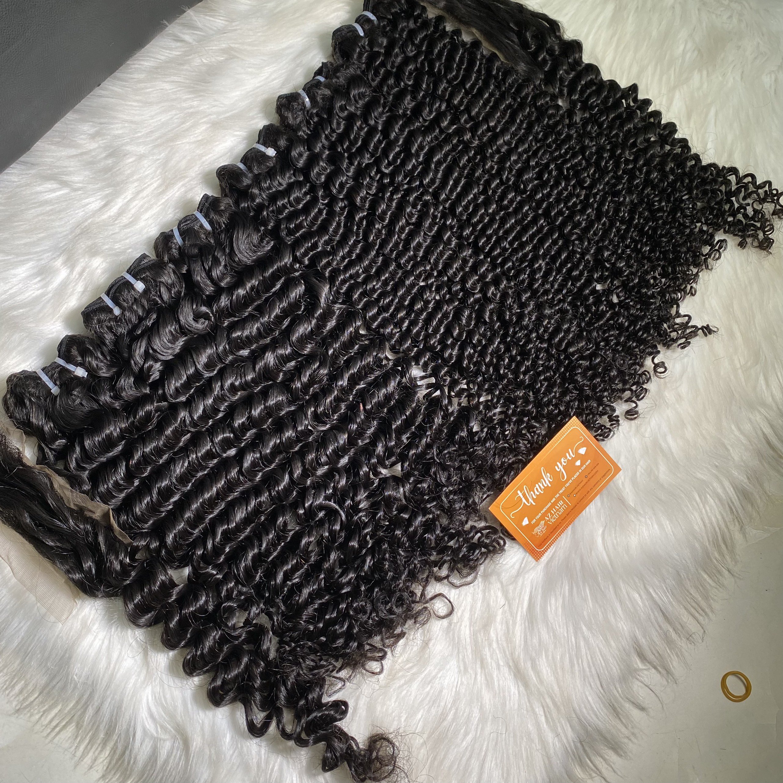 Wavy Curly Weave Bundles Weft Hair From Raw Virgin Hair Natural Color 100% Human Hair Extensions Wholesale Price