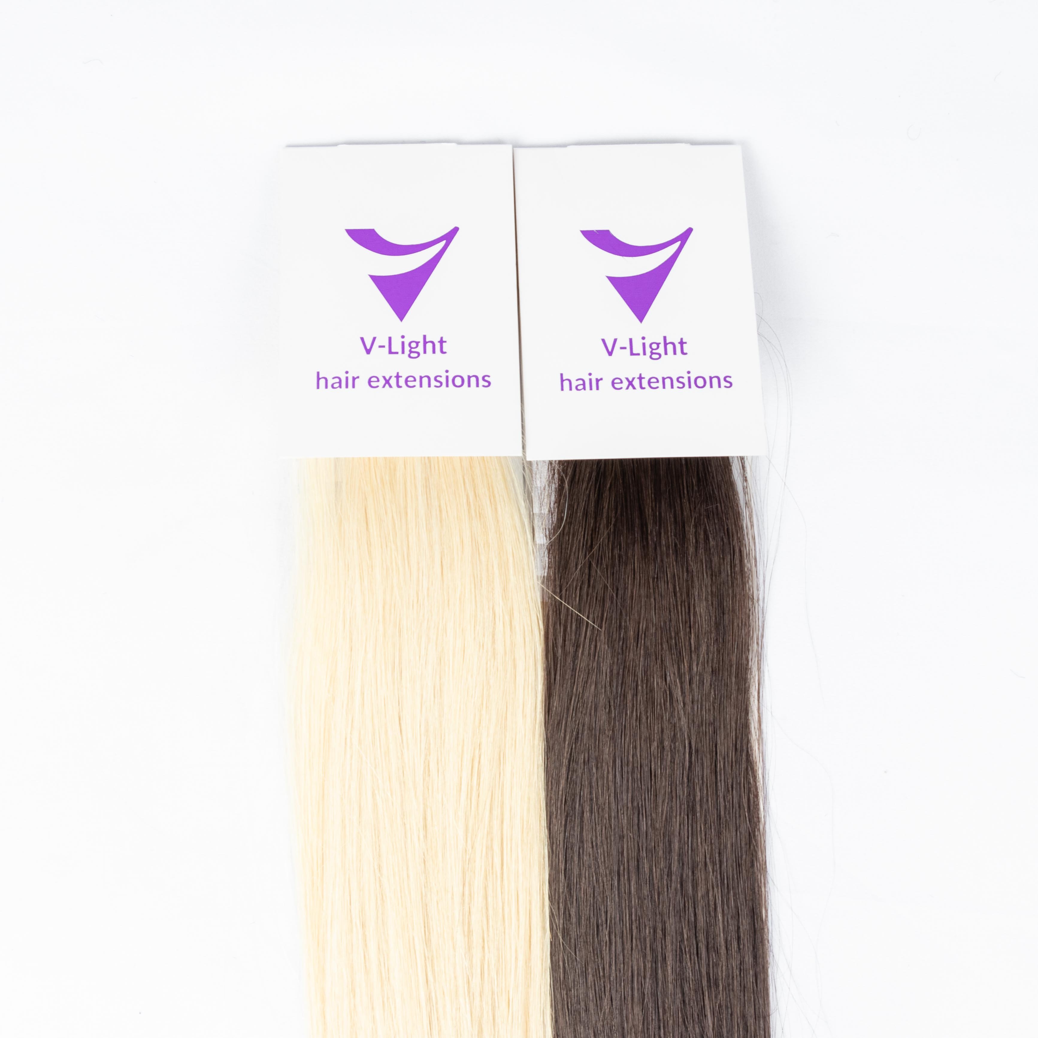 Wholesale Price Virgin Raw Human Hair Extension Invisible Adhesive V Light Hair