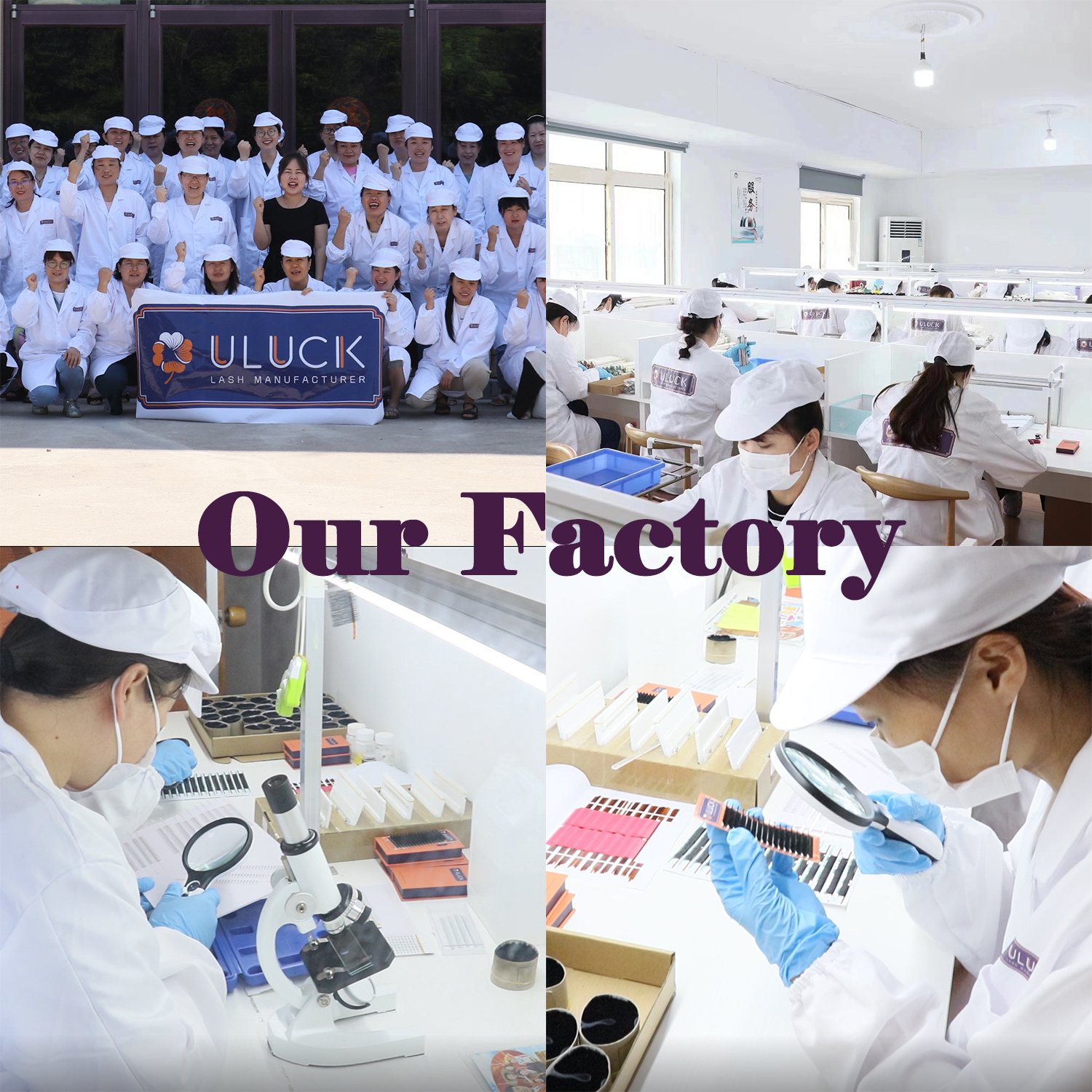 ULUCK Luxury Individual human hair Fluffy Matte Black Eyelash extensions Vendor