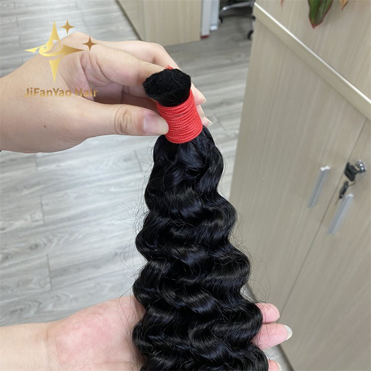 Wholesale Human Braiding Hair Jerry Curly Bulk Human Hair for Braiding 100% Unprocessed Virgin Human Hair Extensions No Weft
