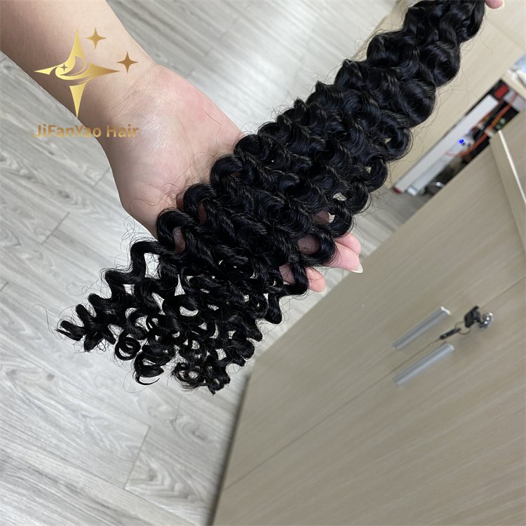 Wholesale Human Braiding Hair Jerry Curly Bulk Human Hair for Braiding 100% Unprocessed Virgin Human Hair Extensions No Weft
