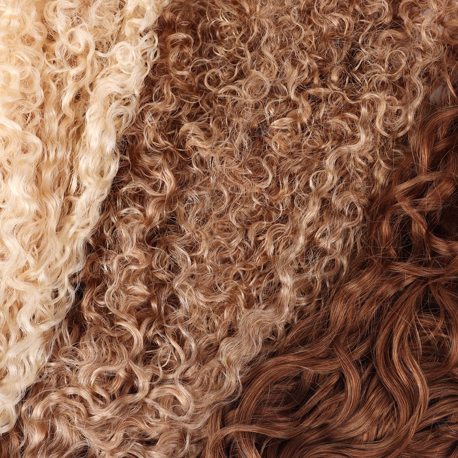 Raw Hair 10''-30'' U/K Tip Remy Indian Human Hair MicroLink Cuticle Aligned Curly Blonde I Tip Hair Extension
