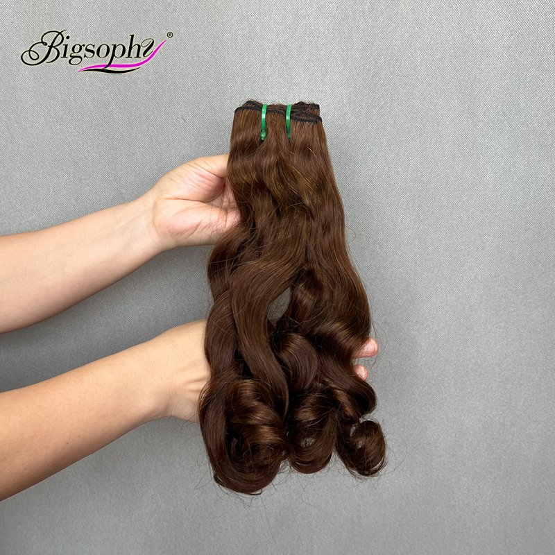 SDD Wholesale Super Double Drawn Vietnamese Hair Bouncy Curl Virgin Hair Bundles Human Hair Extension Vendors
