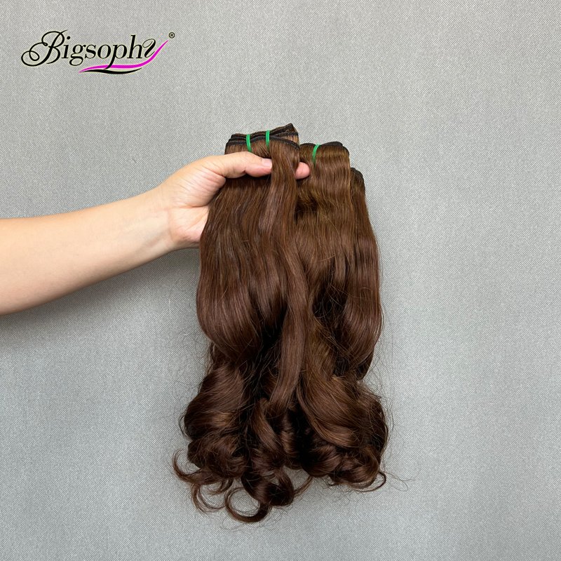 SDD Wholesale Super Double Drawn Vietnamese Hair Bouncy Curl Virgin Hair Bundles Human Hair Extension Vendors