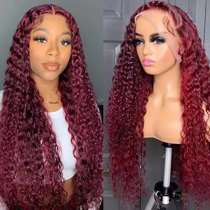 100% Cuticle Aligned Raw Human Hair Hd Full Lace Front Wig Cheap Natural Human Hair Extension Lace Frontal Wig
