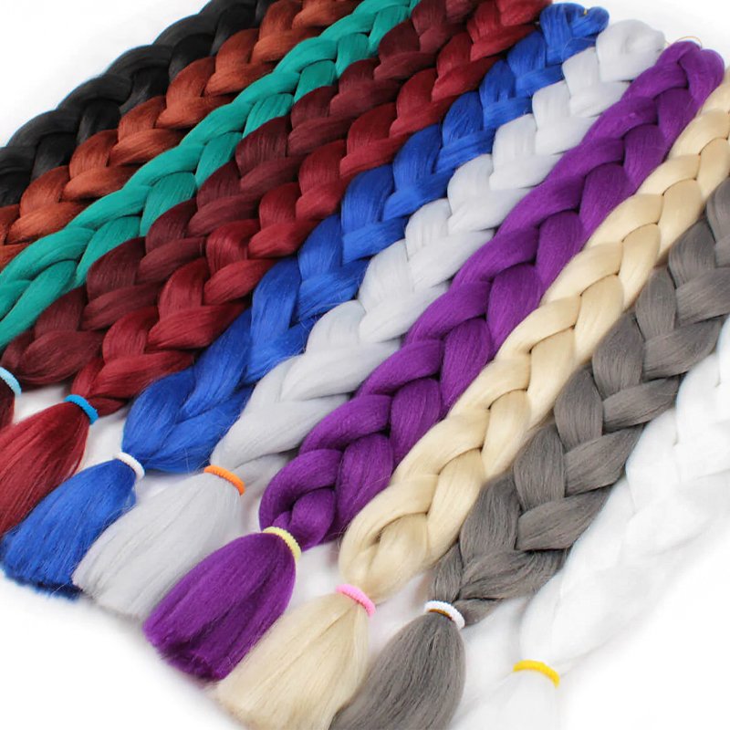 Factory Wholesale ombre prestretched pre stretched 82inch165g synthetic braiding hair pre stretch extensions