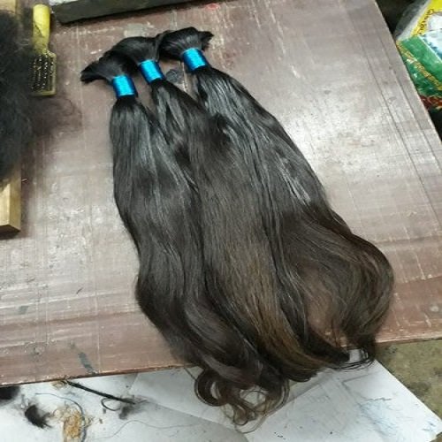South Indian temple's raw unprocessed best quality natural color human hair extensions