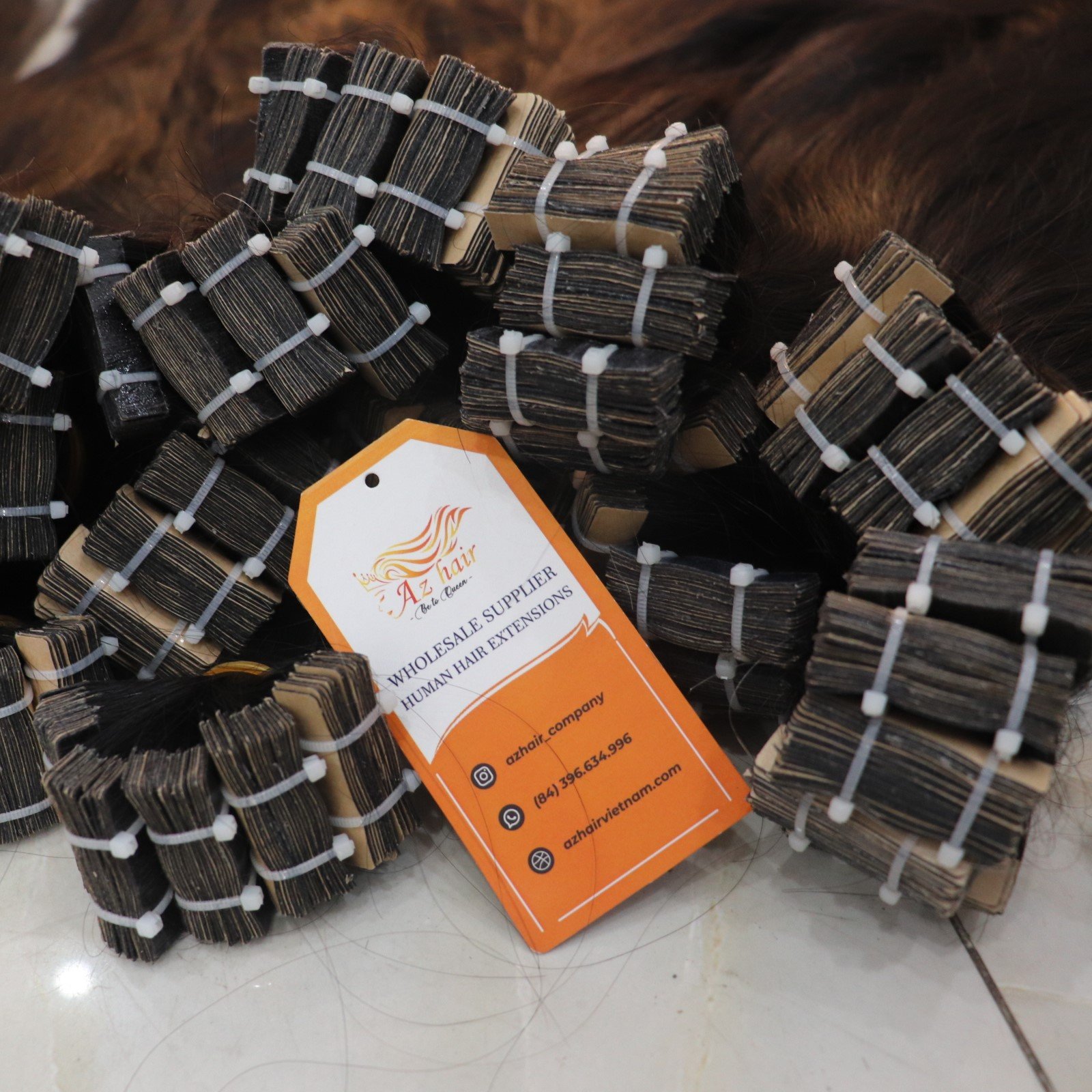 Tape Hair Extensions 100% Vietnamese Raw Human Hair Super Double Drawn Silky Smooth Big Order Wholesale Vendor