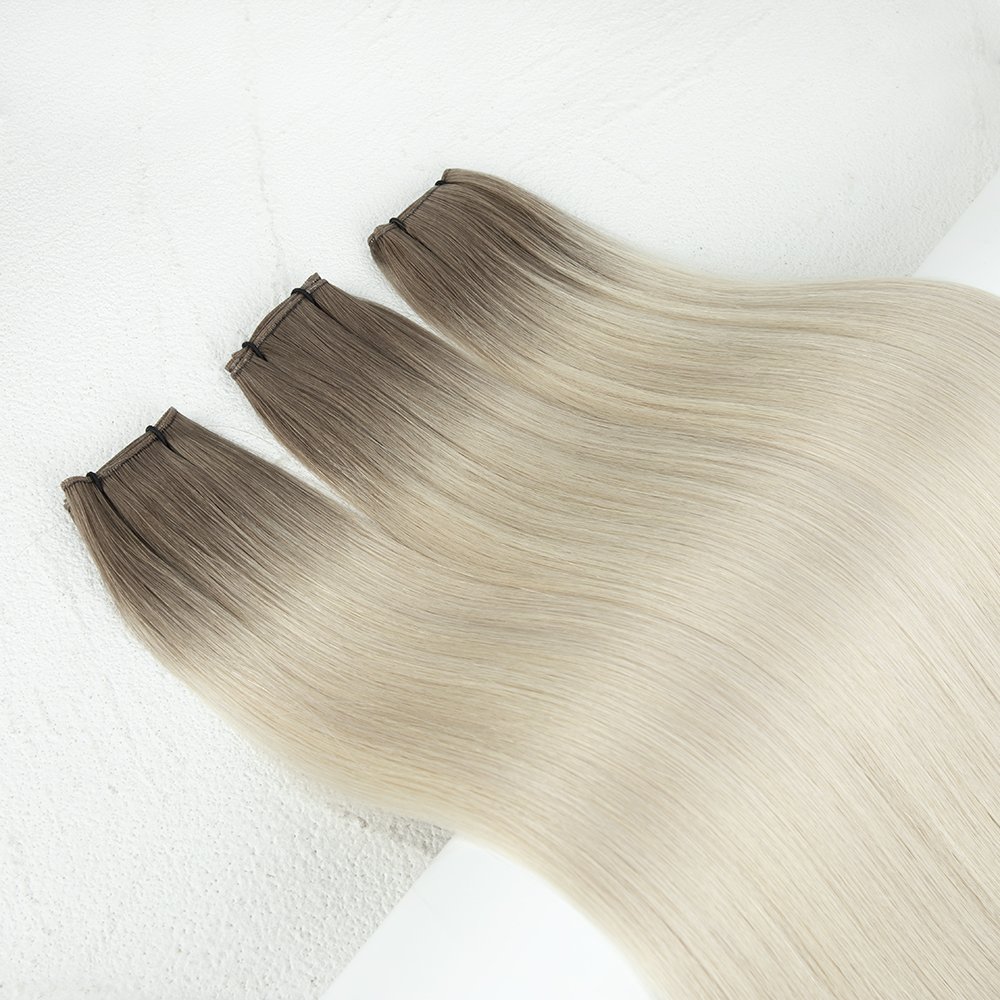 LeShine Genius Hair Weft Replace to Hand Tied Weft Russian Hair Top Quality New FREE Human Hair