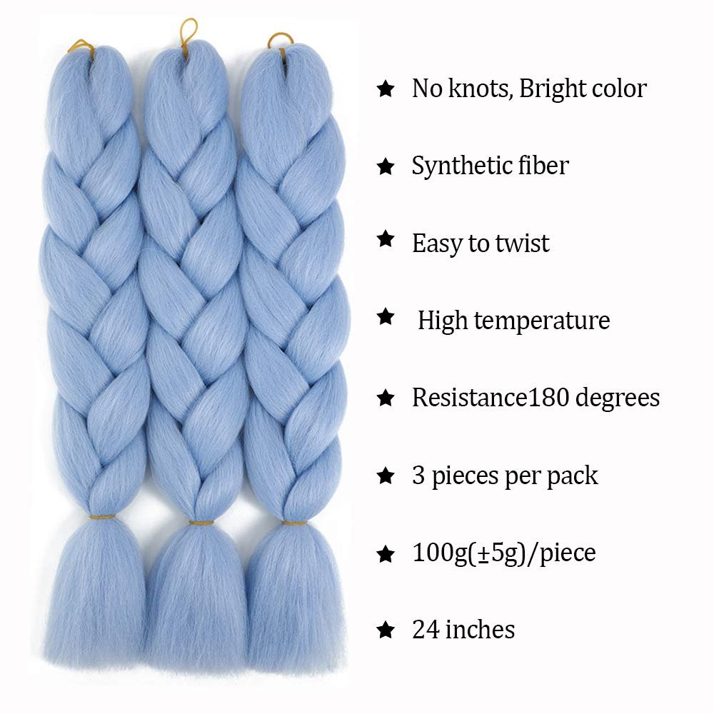40 Colors Jumbo-Hair-Braid 100g Single Color Extensions Dreadlocks Braiding Hair Multiple Tone Colored Synthetic Hair for Women