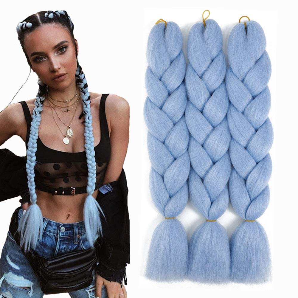 40 Colors Jumbo-Hair-Braid 100g Single Color Extensions Dreadlocks Braiding Hair Multiple Tone Colored Synthetic Hair for Women