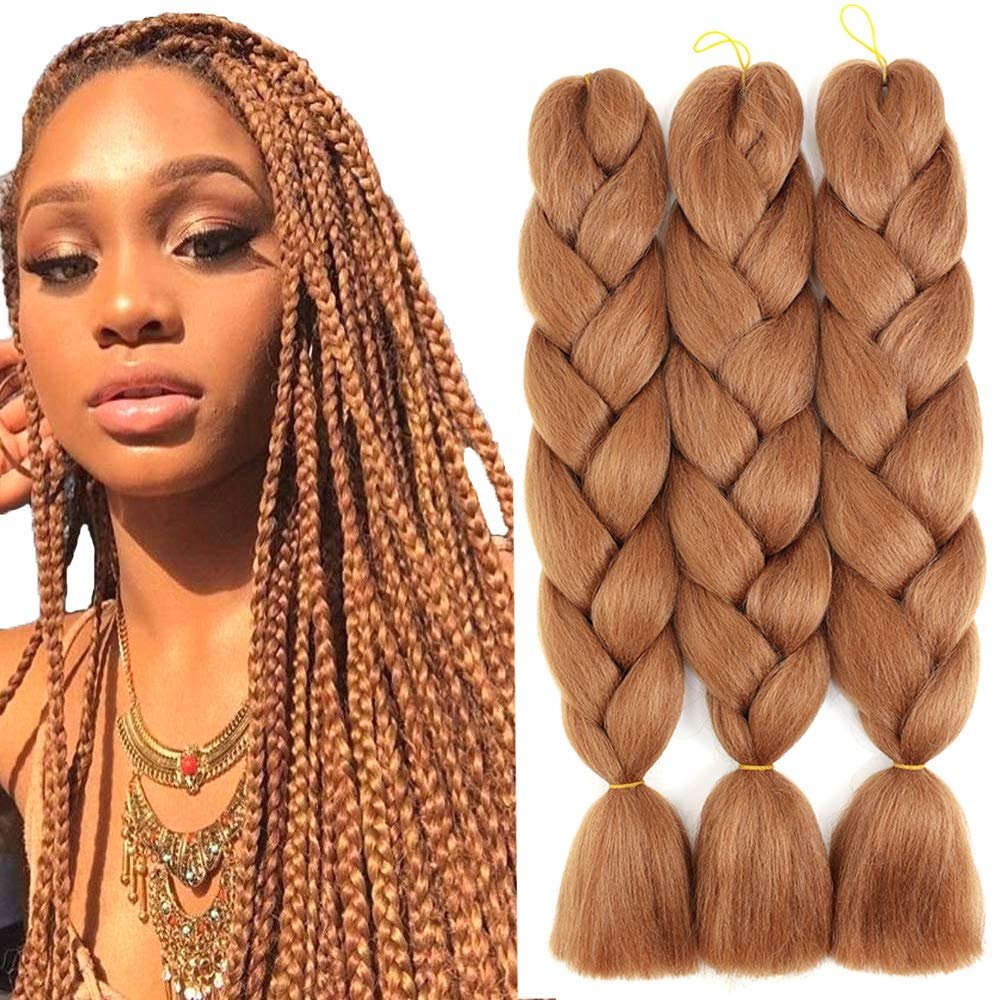 40 Colors Jumbo-Hair-Braid 100g Single Color Extensions Dreadlocks Braiding Hair Multiple Tone Colored Synthetic Hair for Women