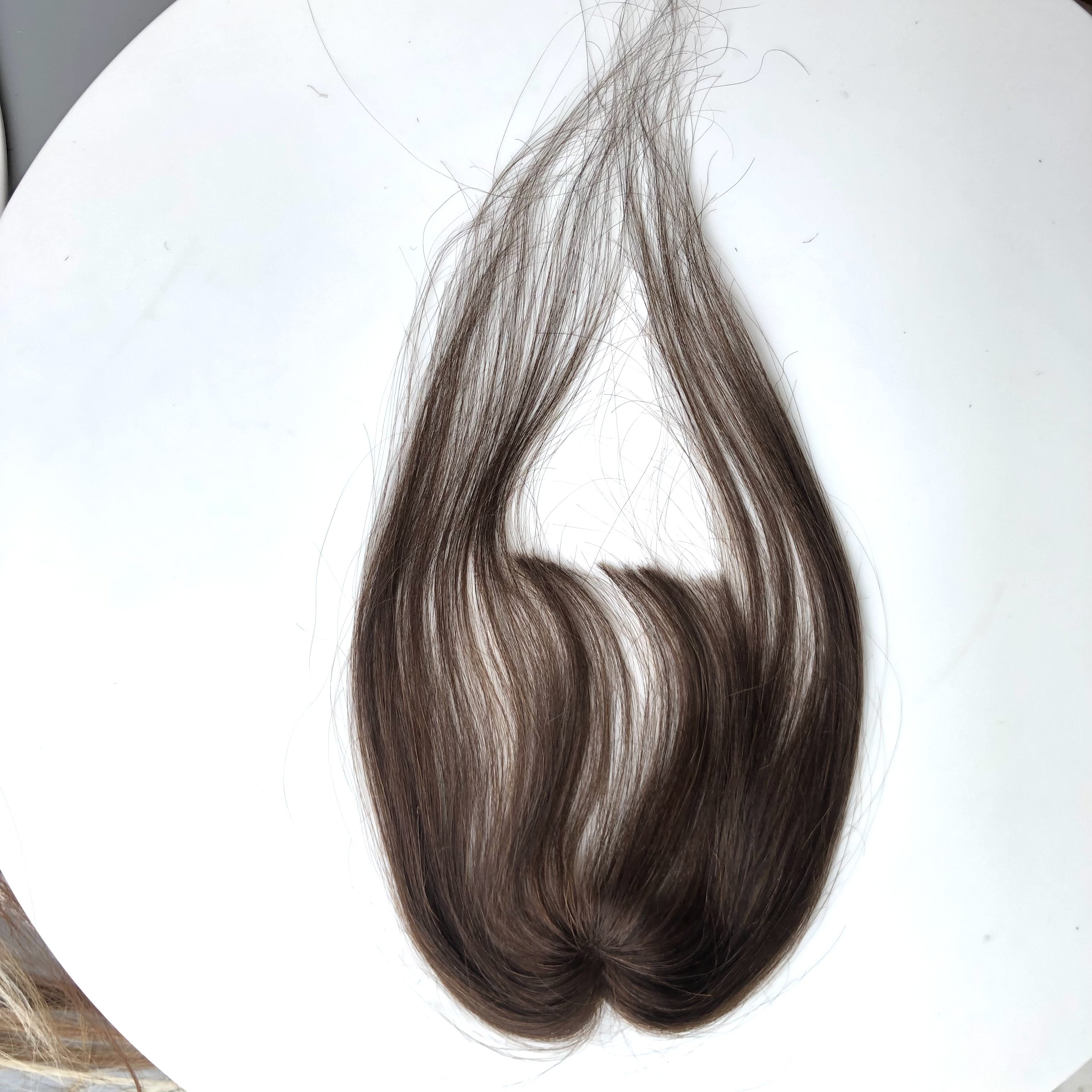 AU Wholesale Hair Accessories Clip In Fringe Hair extension Women Clip on Human Hair Air Bangs for women