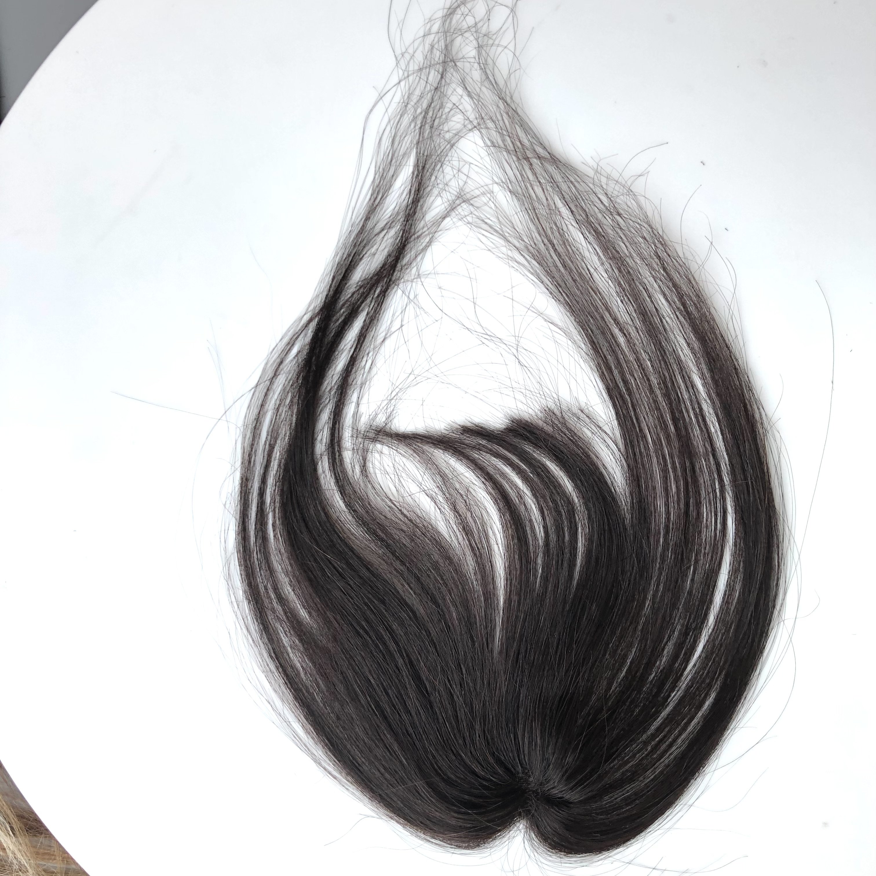 AU Wholesale Hair Accessories Clip In Fringe Hair extension Women Clip on Human Hair Air Bangs for women