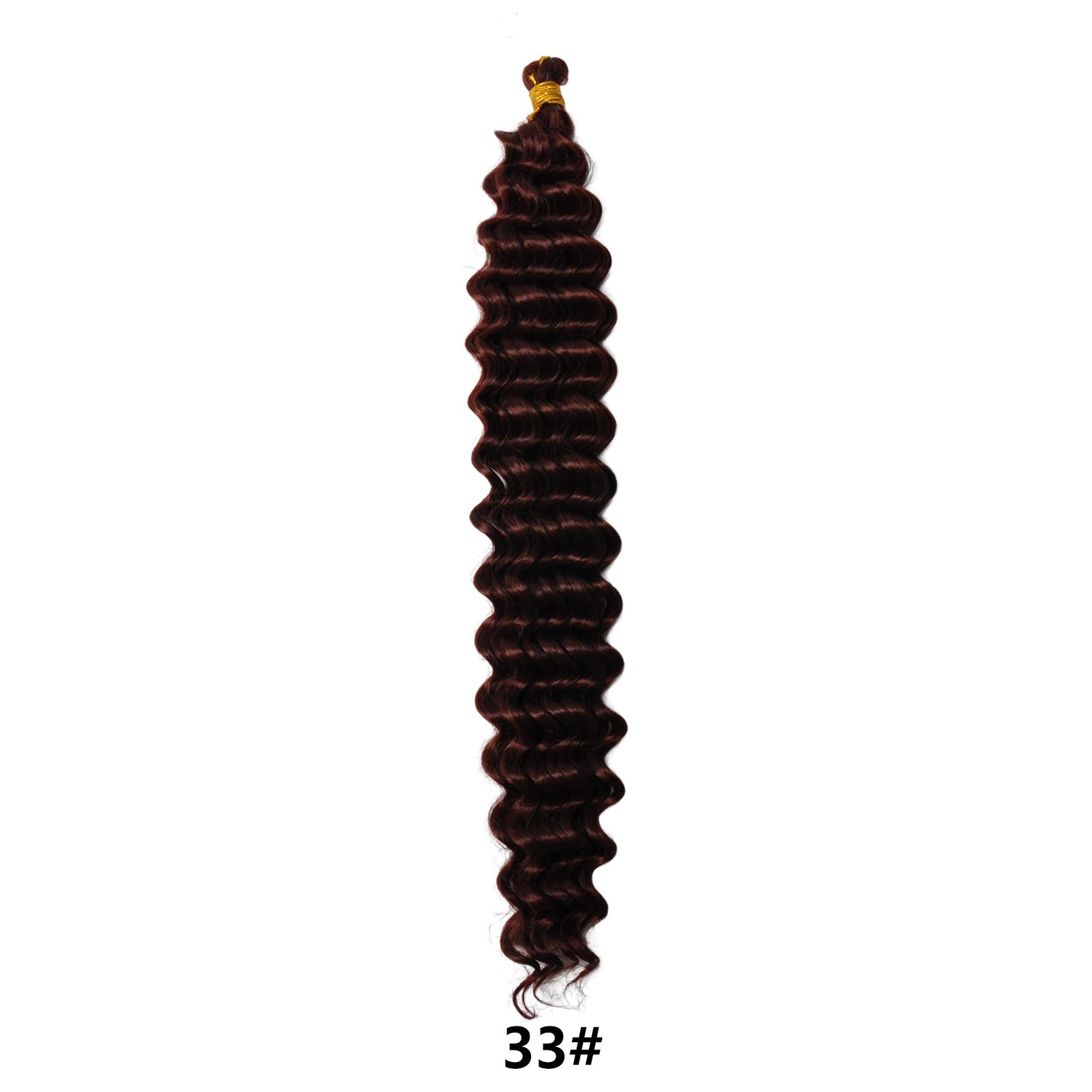 Ocean Wave Crochet Hair blonde Deep Wave Curly Braiding Hair Extensions Synthetic Curly Crochet boho braids Hair For Black Women