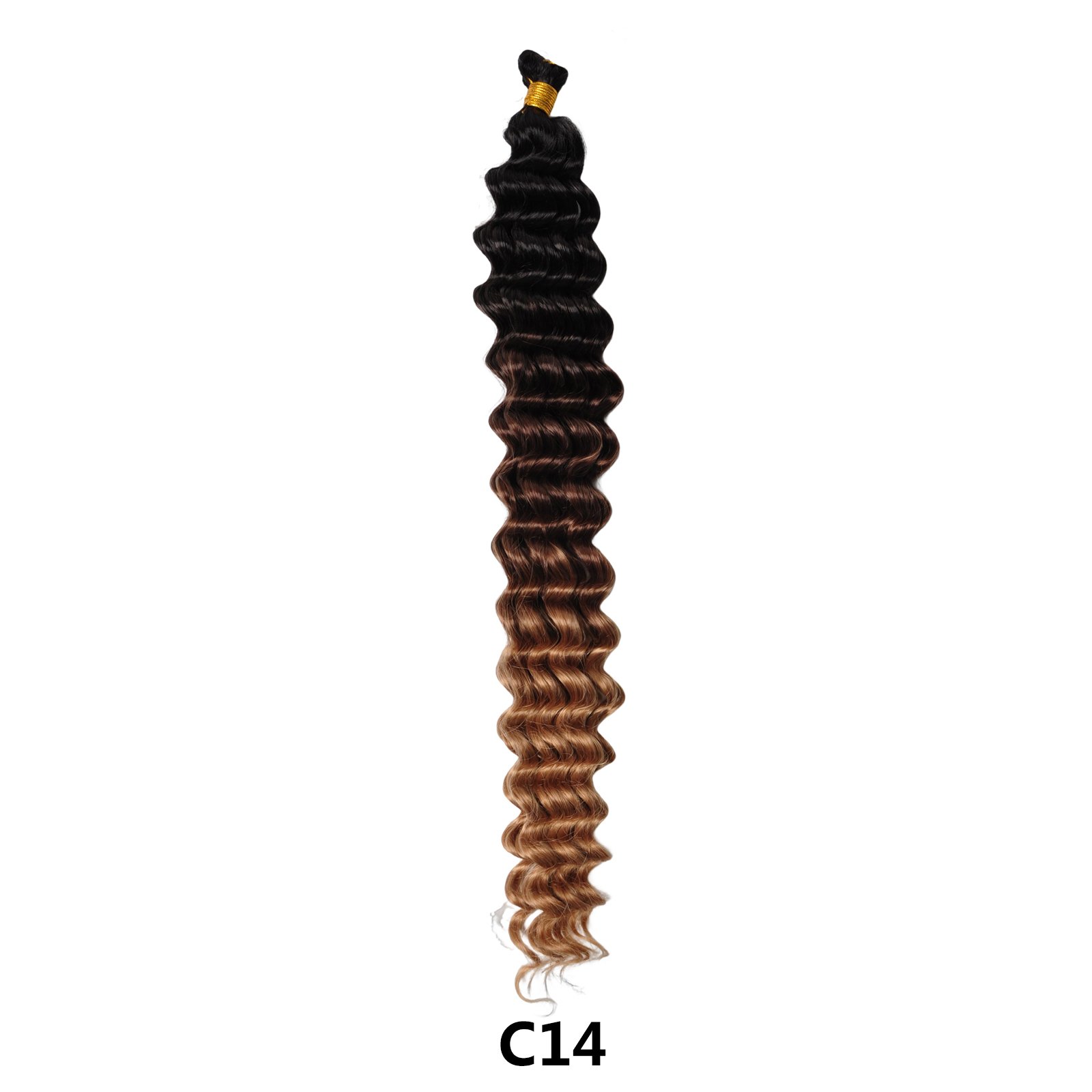 Ocean Wave Crochet Hair blonde Deep Wave Curly Braiding Hair Extensions Synthetic Curly Crochet boho braids Hair For Black Women