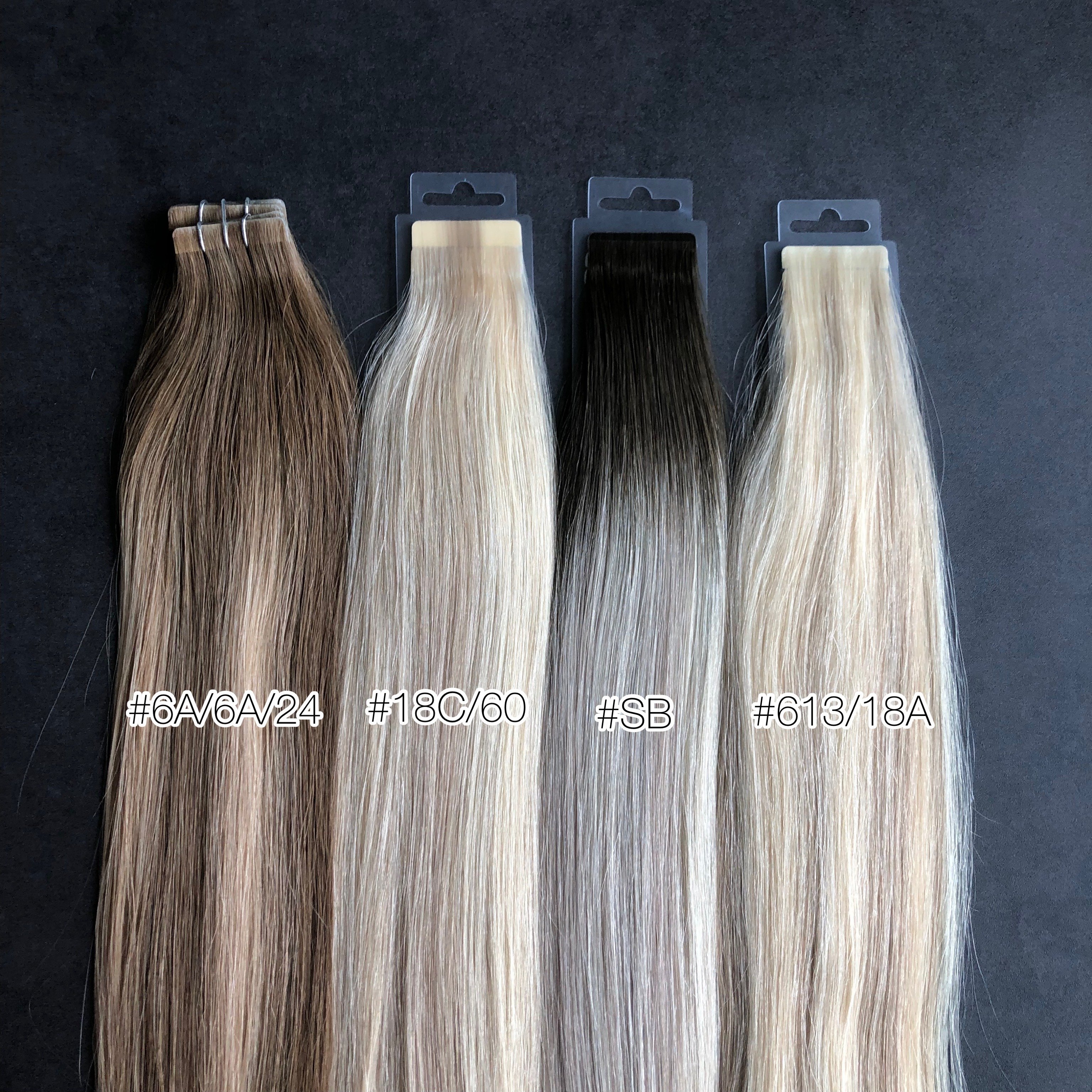 Hot selling No shedding Skin Weft Seamless double drawn virgin remy cuticle aligned russian genius weft hair extensions