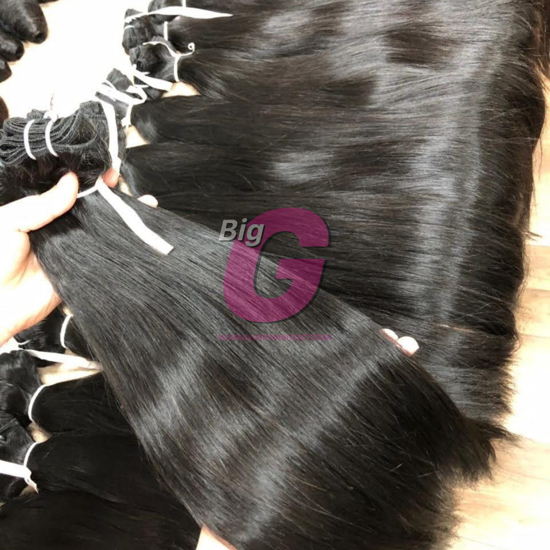 Big G Hair in Vietnam Offers No-Tangle No-Shedding Straight Hair Extensions Human Hair Bundles Wave Curl Styles Raw Material