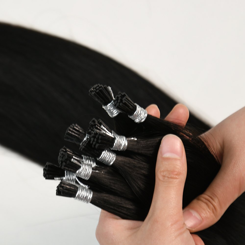Remy Prebonded Stick Tip Cold Hair 16-20 inch Virgin Cuticle Intact Keratin i Tip Human Hair Extensions