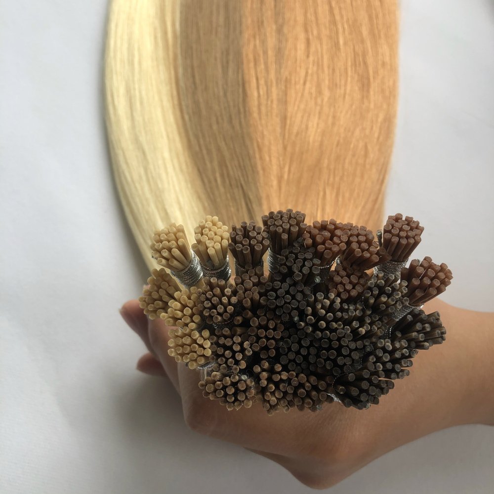Remy Prebonded Stick Tip Cold Hair 16-20 inch Virgin Cuticle Intact Keratin i Tip Human Hair Extensions