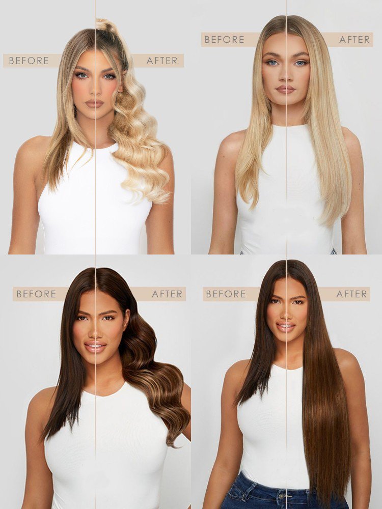 Hot Sell Wholesale Natural Black Water Wave Virgin Chinese Human Hair I Tip 40 Inch Hair Extensions Curly