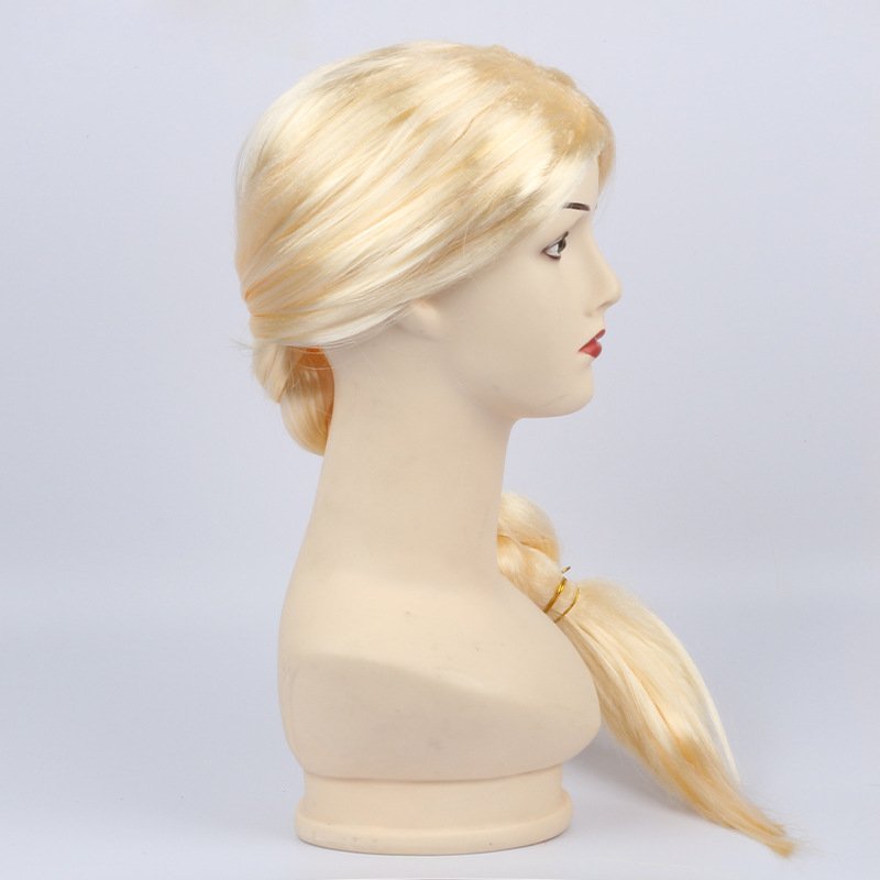 High Quality Cheap Wig Carnival Halloween Anime Cosplay Braided Blonde Wig For Women