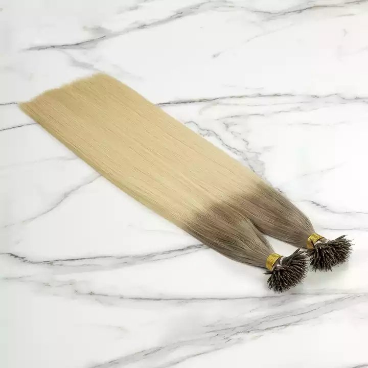 Blonde Nona Ring Human Hair Extension Ombre 6 613 Virgin Micro Rings Tangle Cuticle Aligned Remy Loop Nano-ring Hair Extensions