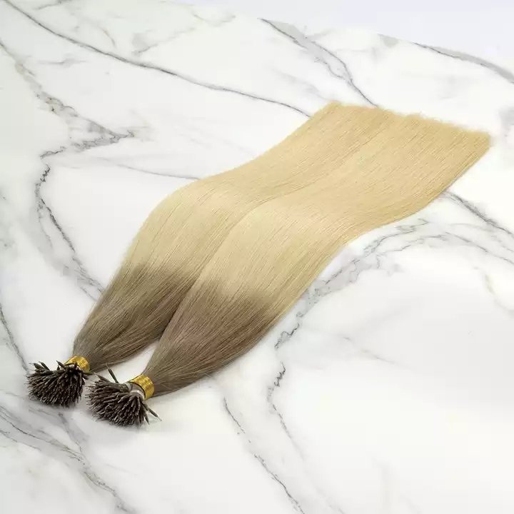 Blonde Nona Ring Human Hair Extension Ombre 6 613 Virgin Micro Rings Tangle Cuticle Aligned Remy Loop Nano-ring Hair Extensions