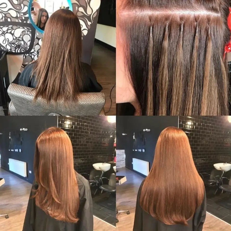Wholesale Raw Cuticle Aligned Customized Colors I Tip Hair Extension Keratin Stick I Tip Remy Human Hair Extensions Vendors