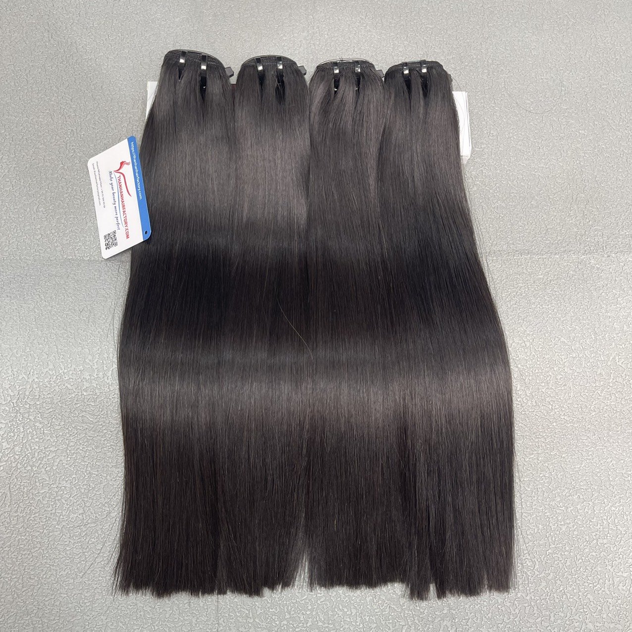 Cuticle Aligned Virgin Hair Silky Bone Straight Hair Bundles Style Double Weft Genius Weft Human Hair Extensions