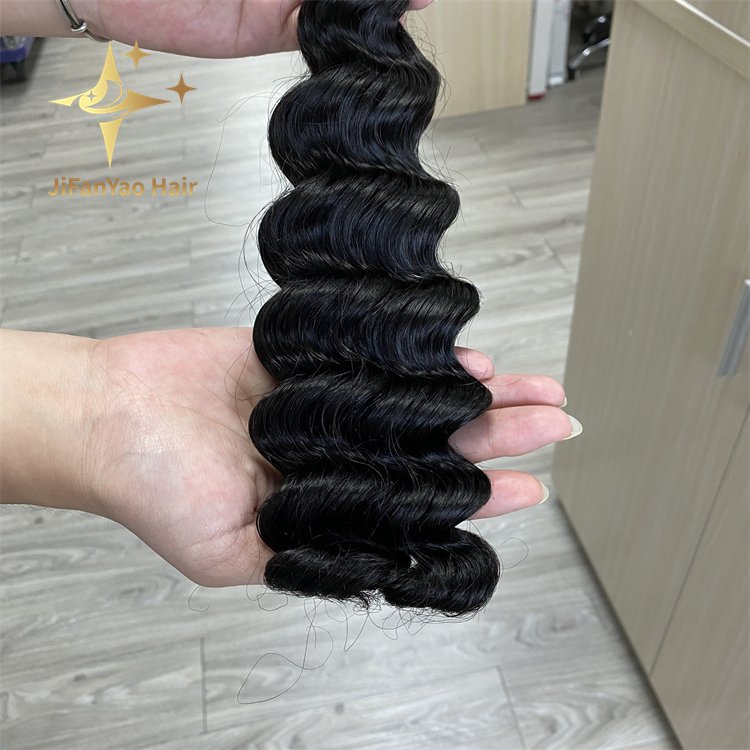 Loose Deep Wave Braiding Hair Full Bulk Human Hair For Braiding No Weft Human Hair Extensions