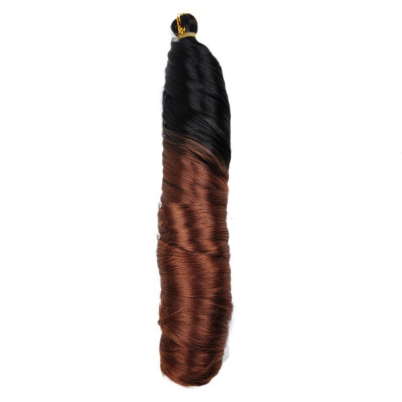 150g Display Loose Body Wave Pony Style Spiral Curl Crochet Braid French Curls Synthetic Hair Extensions Curly Braiding Hair
