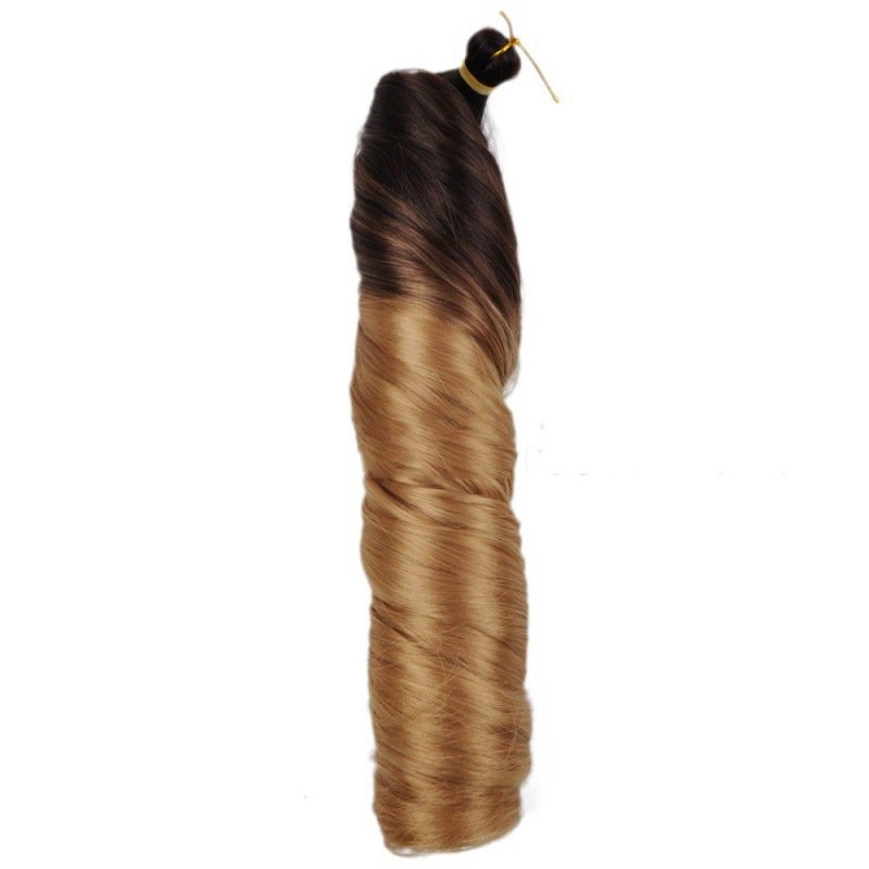 150g Display Loose Body Wave Pony Style Spiral Curl Crochet Braid French Curls Synthetic Hair Extensions Curly Braiding Hair