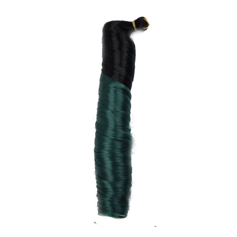 150g Display Loose Body Wave Pony Style Spiral Curl Crochet Braid French Curls Synthetic Hair Extensions Curly Braiding Hair