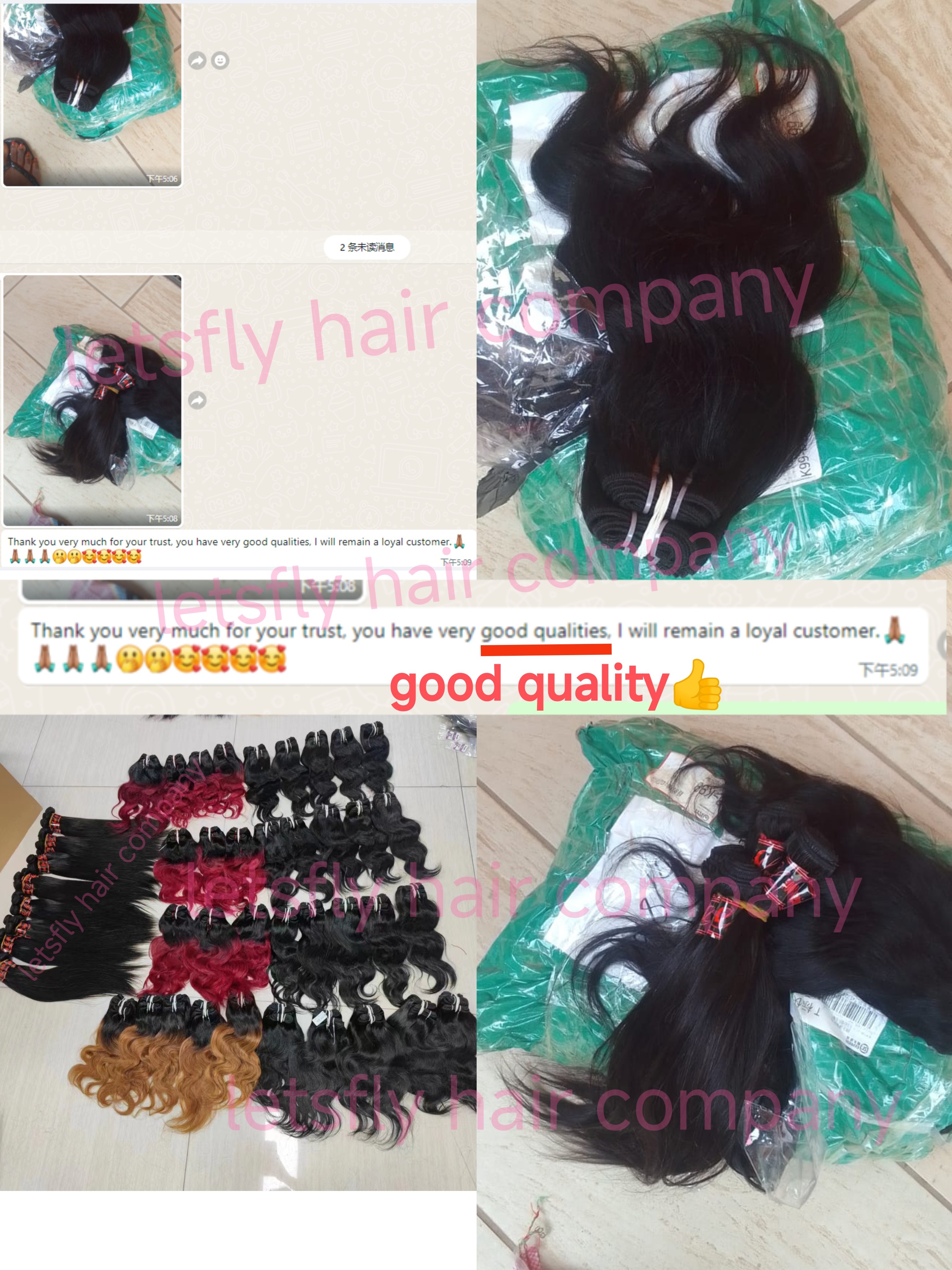 Letsfly wholesale cheap price colored 100% human hair bundles soft hair bundles 16inch 50pcs Brazilian remy hair extension