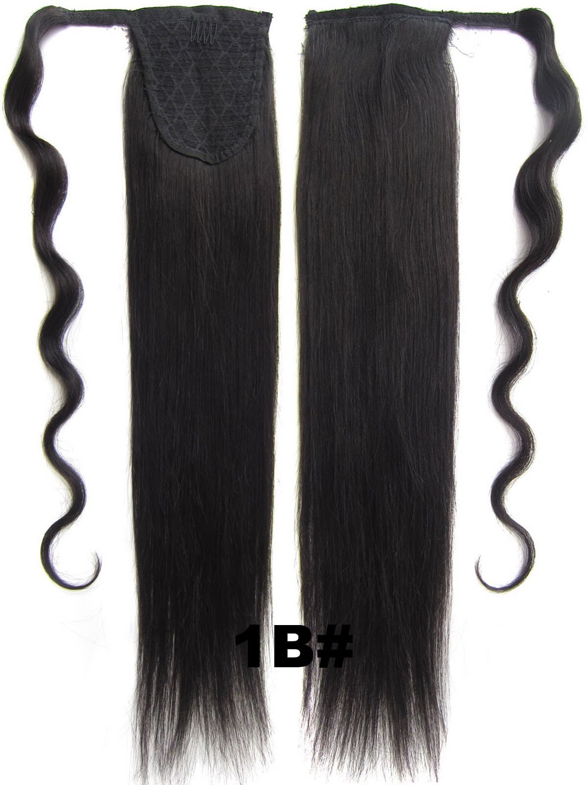 TP High Quality Straight Clip In Long Ponytail 100% Chinese Rmey Human Hair Extension