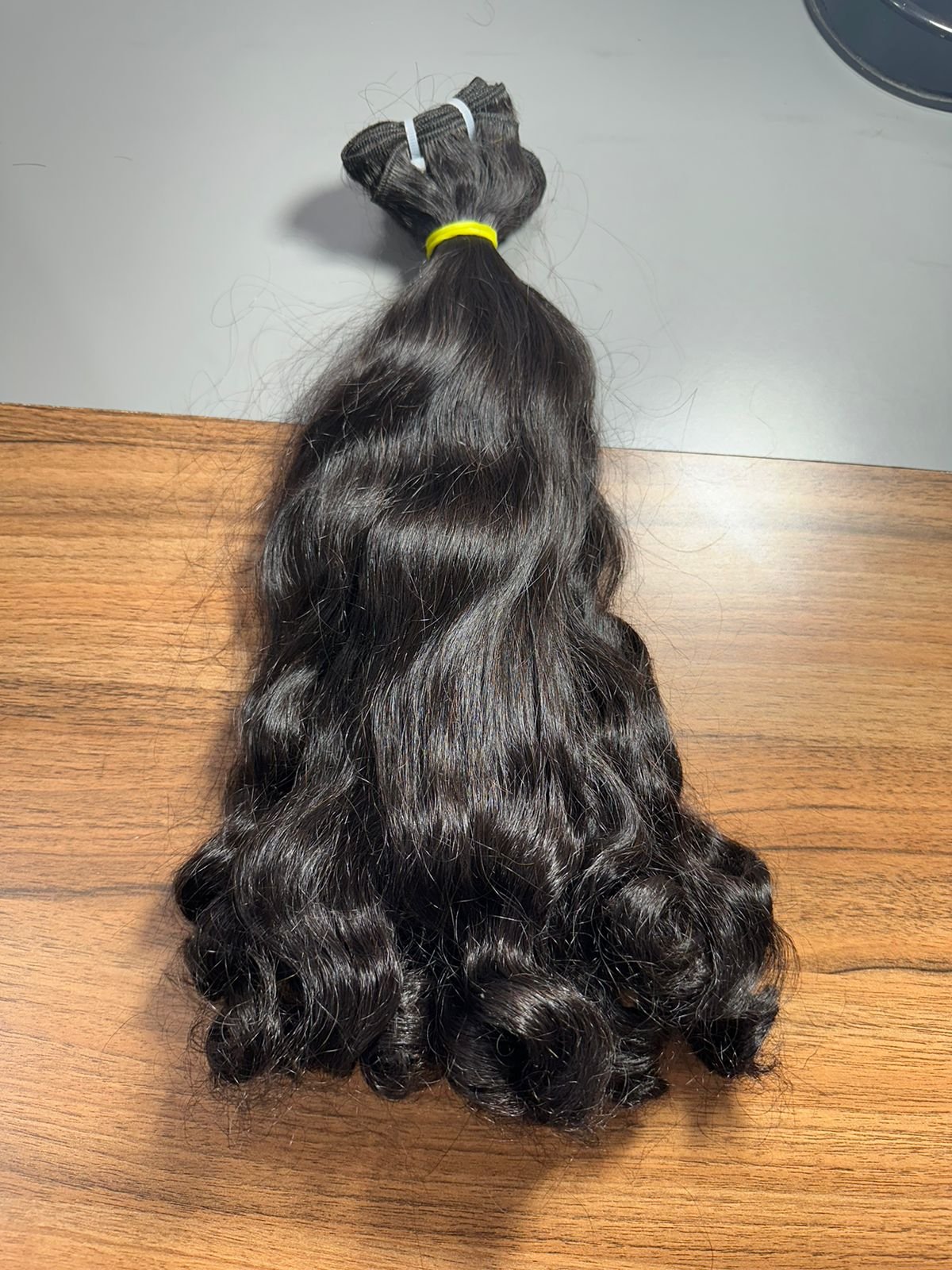 Lowest Prices Raw Bouncy Curly Human Hair with Soft Texture Virgin Human Hair Extension For Sale By Indian Exporters