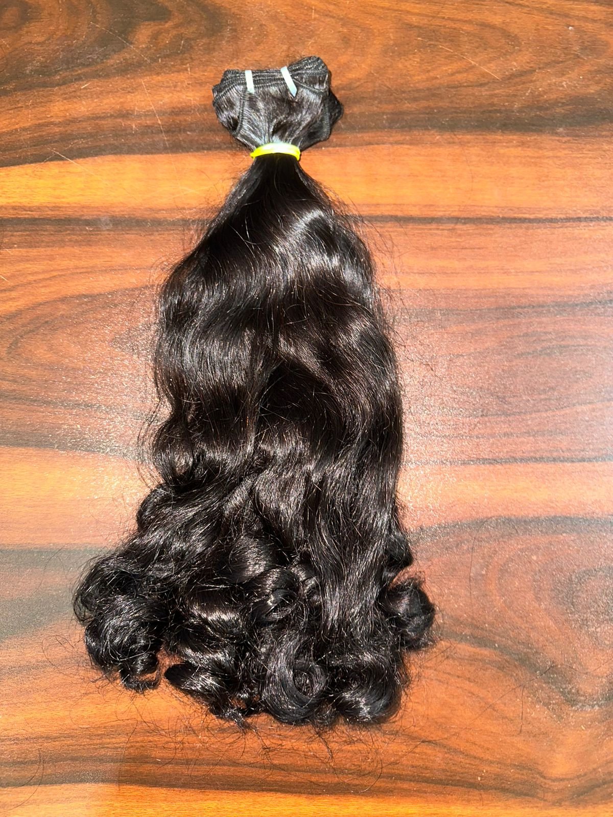 Lowest Prices Raw Bouncy Curly Human Hair with Soft Texture Virgin Human Hair Extension For Sale By Indian Exporters