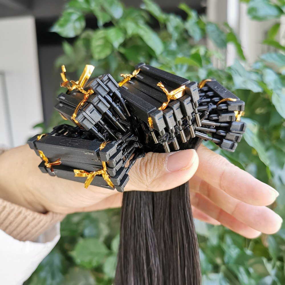 Elite Cuticle Aligned 6d Hair Extension Double Drawn Remy Human Hair Extensions With 6d Hair Machine