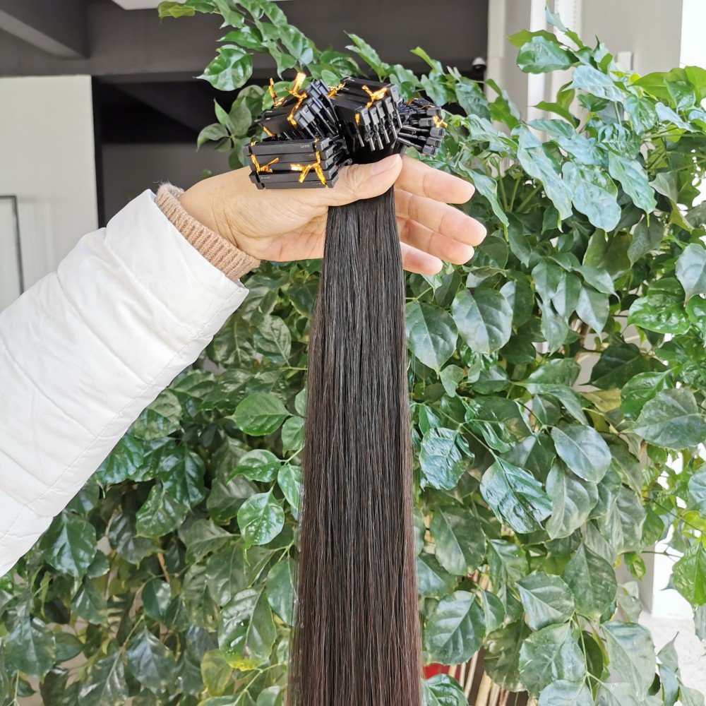 Elite Cuticle Aligned 6d Hair Extension Double Drawn Remy Human Hair Extensions With 6d Hair Machine