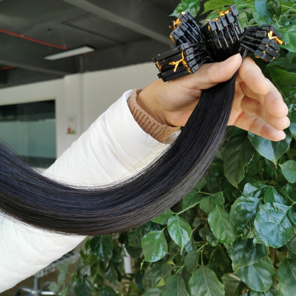 Elite Cuticle Aligned 6d Hair Extension Double Drawn Remy Human Hair Extensions With 6d Hair Machine