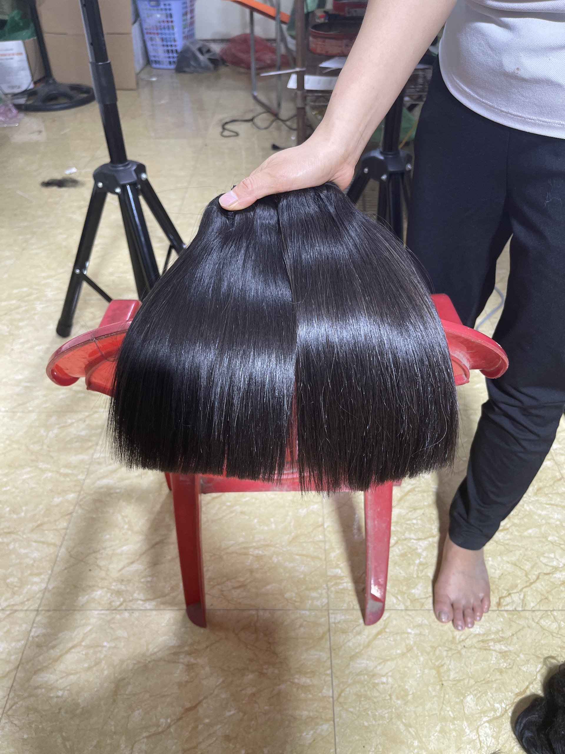 Vientamese Human Hair Straight Bundles Double Weft Extensions Natural hair human hair