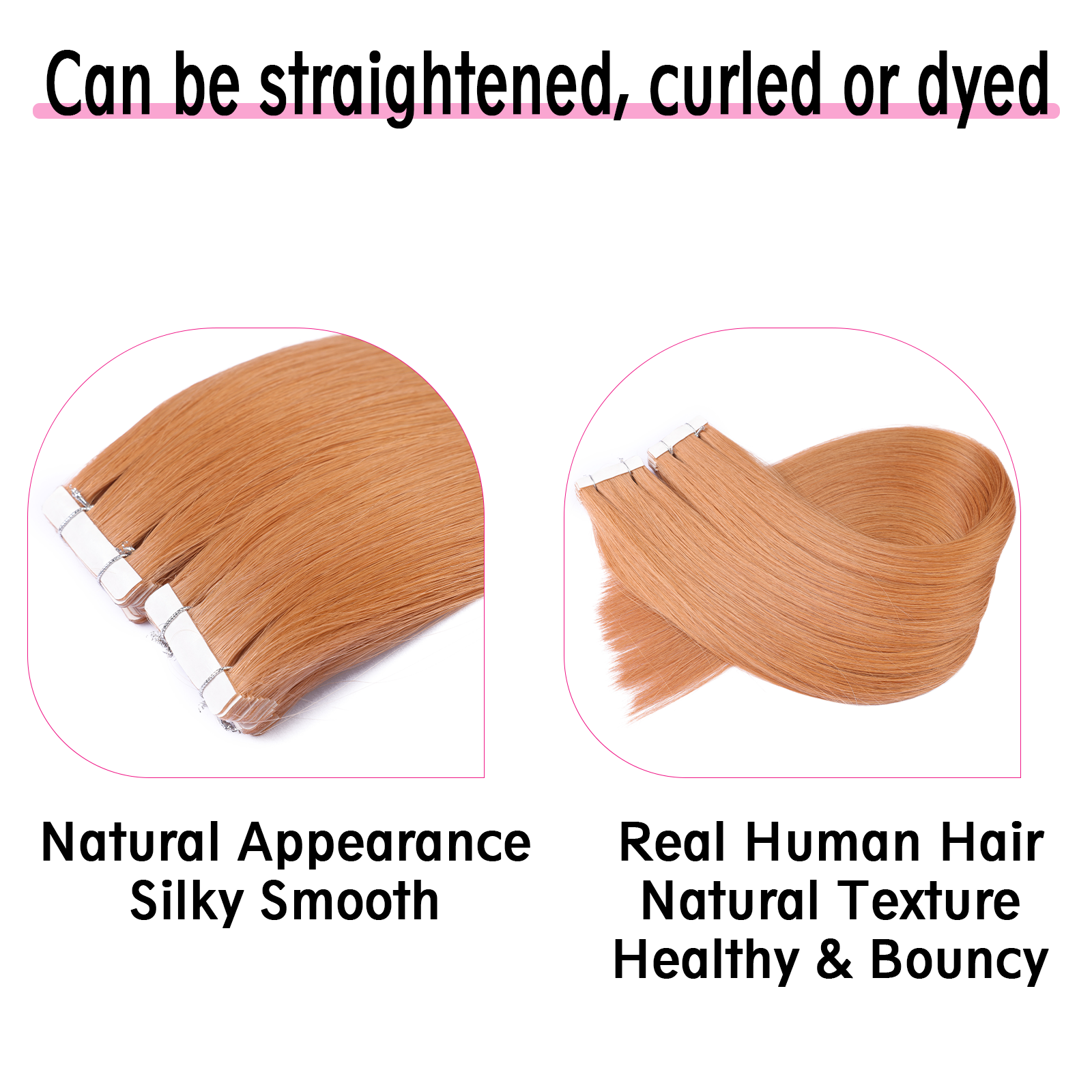 Invisible Tape In Human Hair Extension Injected Virgin Human Hair Tape Extensions Hair